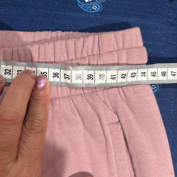 M Sweatpants Women HighStacked Waist Fleece Joggers 2Pockets Yoga WorkoutRunning - Picture 13 of 14